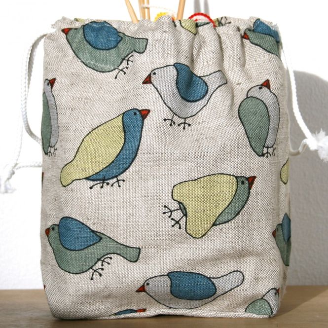 Hovedbilde Liten prosjektpose med fugler