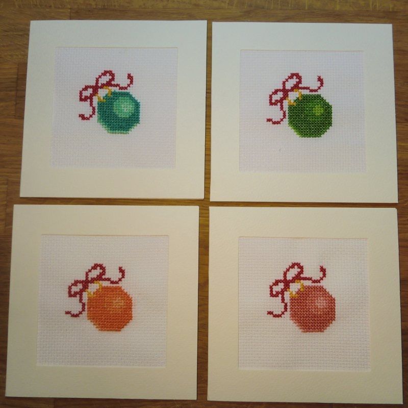 Julekuler #5- broderisett