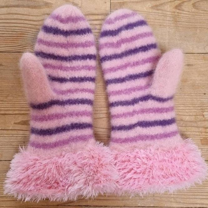 Hovedbilde Rosa stripevotter