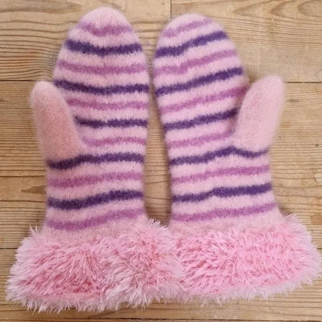 Hovedbilde Rosa stripevotter