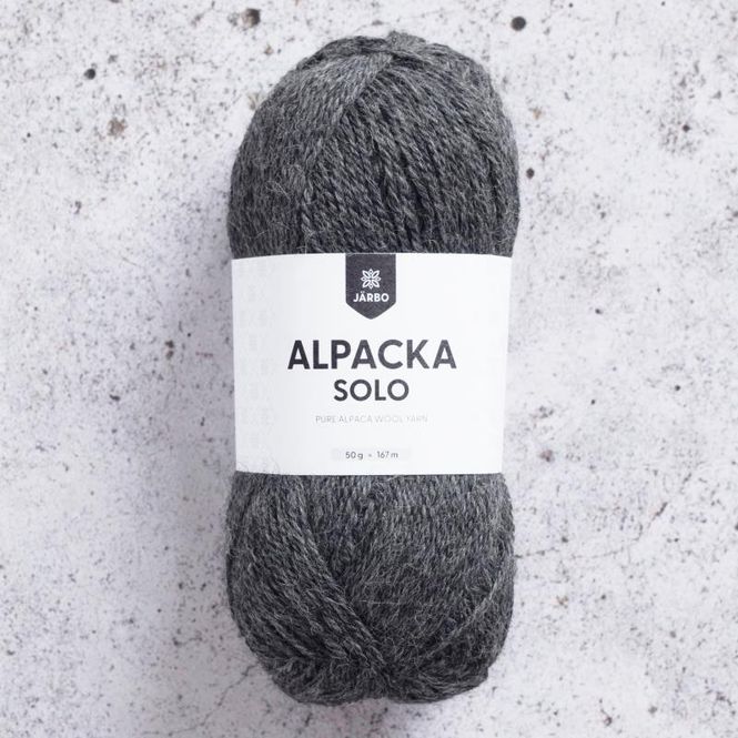Hovedbilde Alpacka Solo - mørk grå