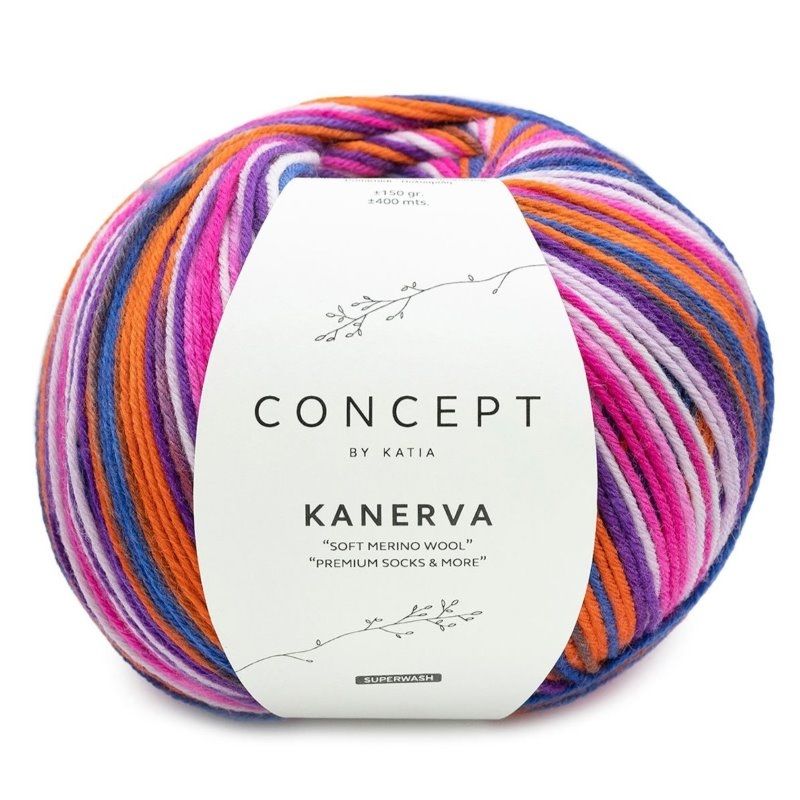Kanerva - Fuchsia Orange Lilac