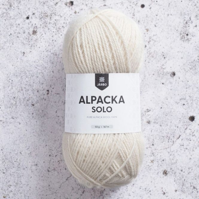 Hovedbilde Alpacka Solo - eggeskallhvit
